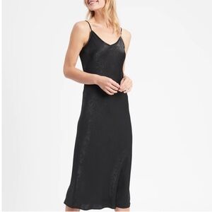 BANANA REPUBLIC Black Slip Dress